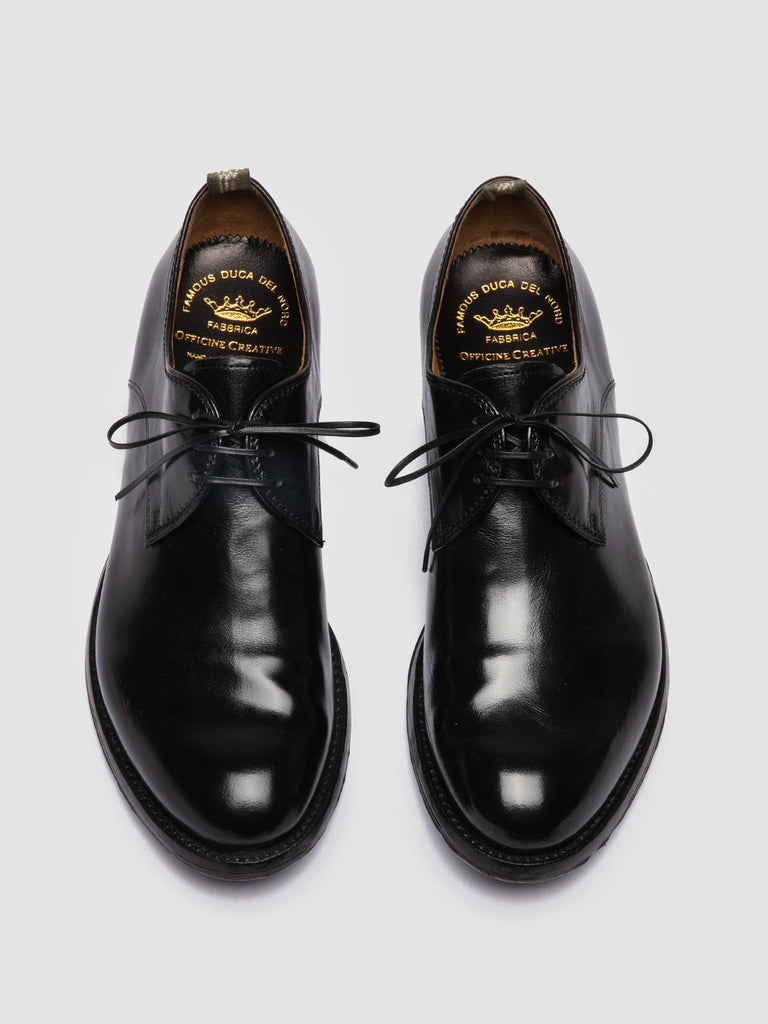 ANATOMIA 086 - Black Leather Derby Shoes