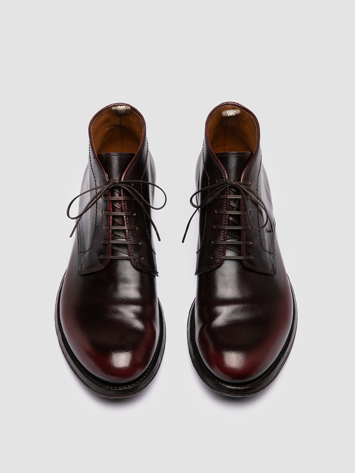 men's burgundy dress boots Handmade Men's Genuine Leather Burgundy Formal Dress Lace Up Ankle Boots For Men