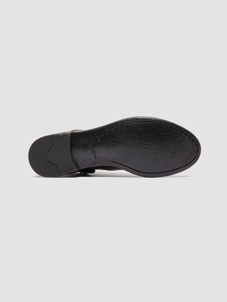 ARC 517 - Grey Leather Zipped Boots