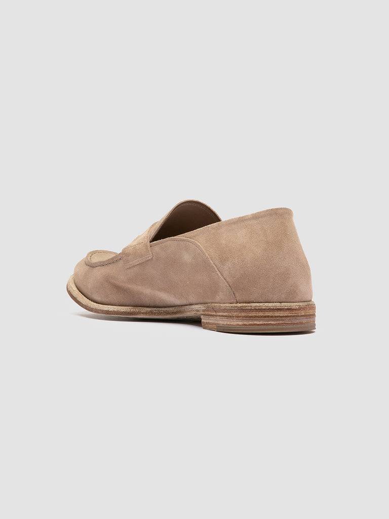 ARCHIVE 522 - Beige Suede Penny Loafers