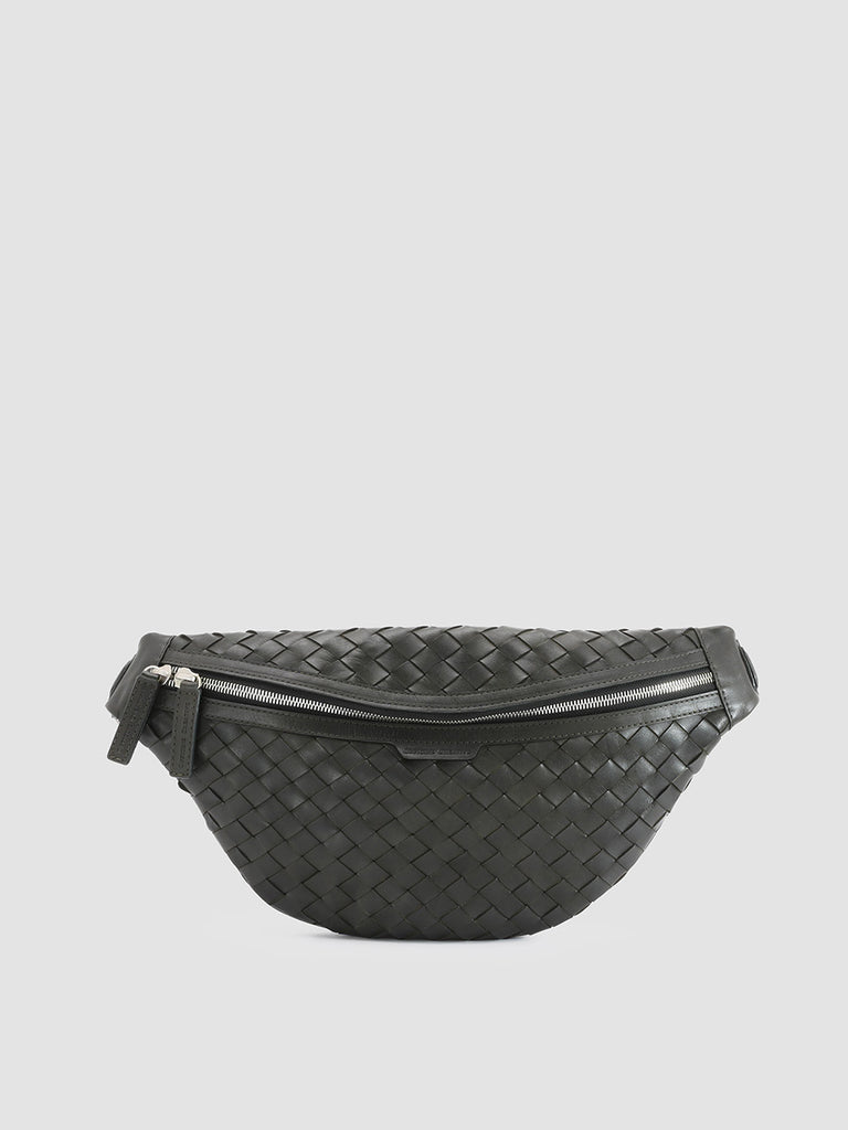 ARMOR 08 - Green Leather Waist Belt