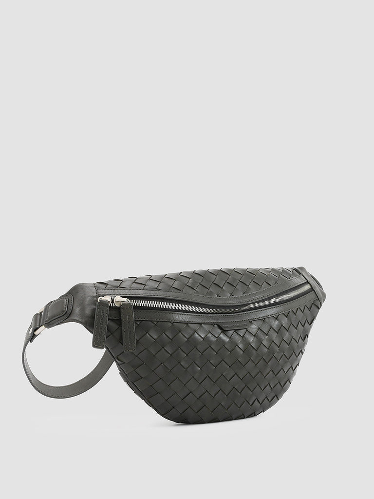 ARMOR 08 - Green Leather Waist Belt