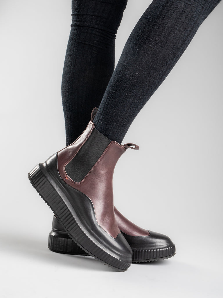ARRAN 002 - Grey Nappa Leather Chelsea Boots Women Officine Creative - 6