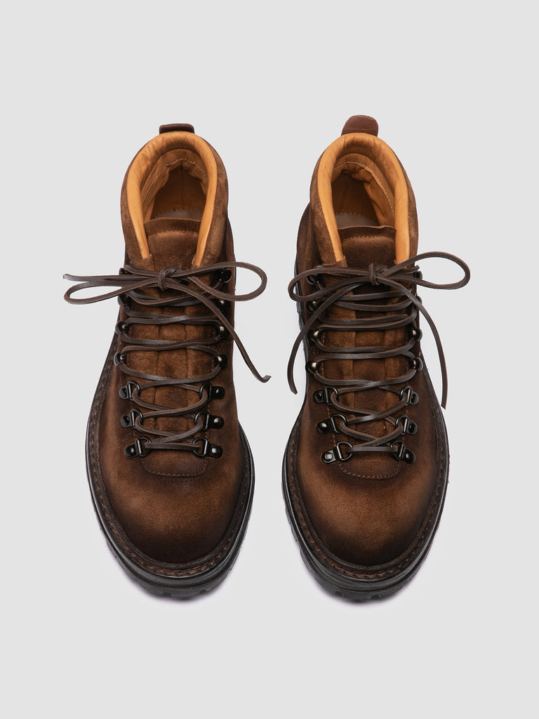 ARTIK 001 – Braune Schnürstiefel aus Wildleder