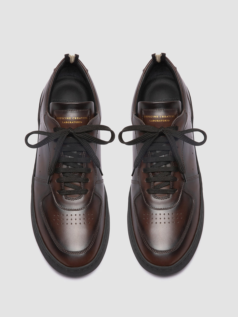 ASSET 001 - Brown Leather Low Top Sneakers men Officine Creative - 2