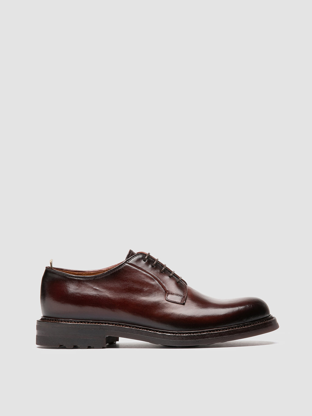 ASTON FLEXI 001 - Burgundy Leather Derby Shoes Officine Creative - 1