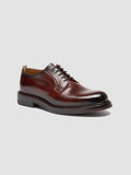 ASTON FLEXI 001 - Burgundy Leather Derby Shoes Officine Creative - 3