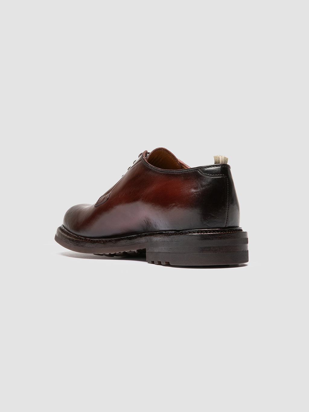 ASTON FLEXI 001 - Burgundy Leather Derby Shoes Officine Creative - 4