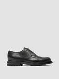 ASTON FLEXI 001 - Black Leather Derby Shoes