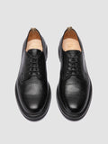 ASTON FLEXI 001 - Black Leather Derby Shoes