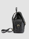 AURA 004 - Black Leather Backpack Officine Creative - 3