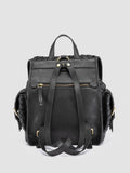 AURA 004 - Black Leather Backpack Officine Creative - 4