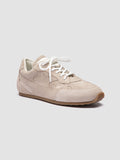 AWAY 101 - Beige Suede Low Top Sneakers