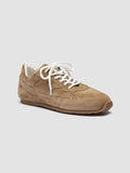 AWAY 101 - Brown Suede Low Top Sneakers