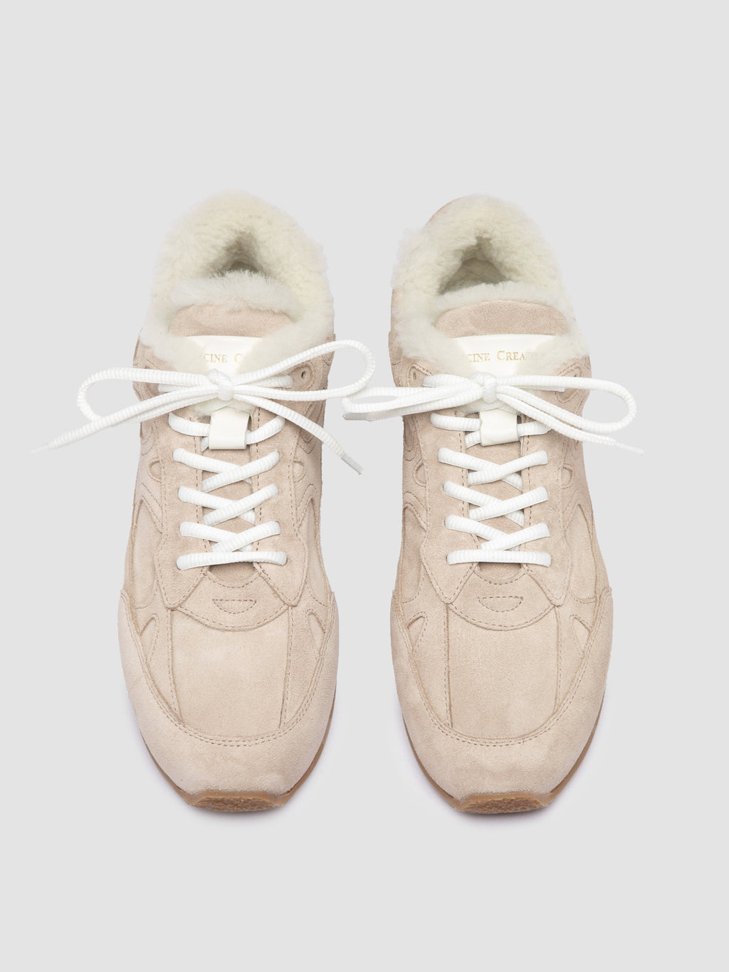 AWAY 102 - Ivory Suede Sneakers Officine Creative - 2