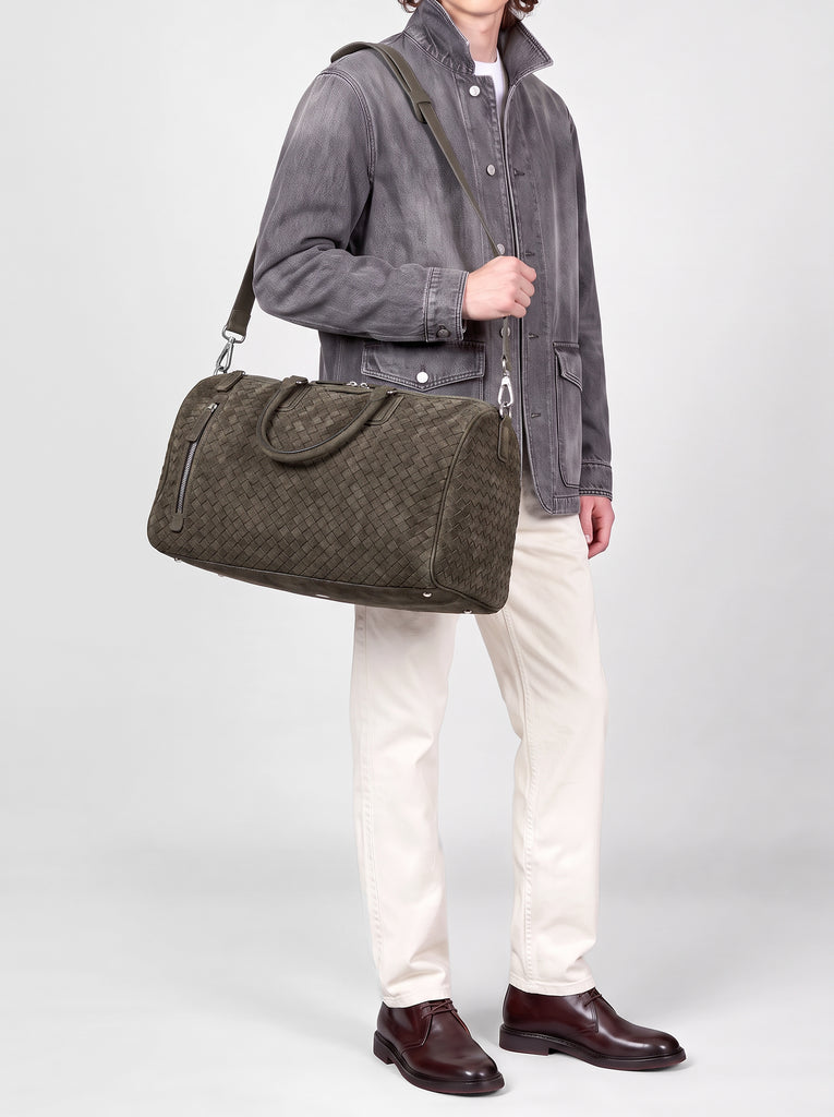 ARMOR 01 - Green Wowen Suede Weekender-hover