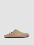 BABOUCHE 001 - Taupe Suede Mule Sandals