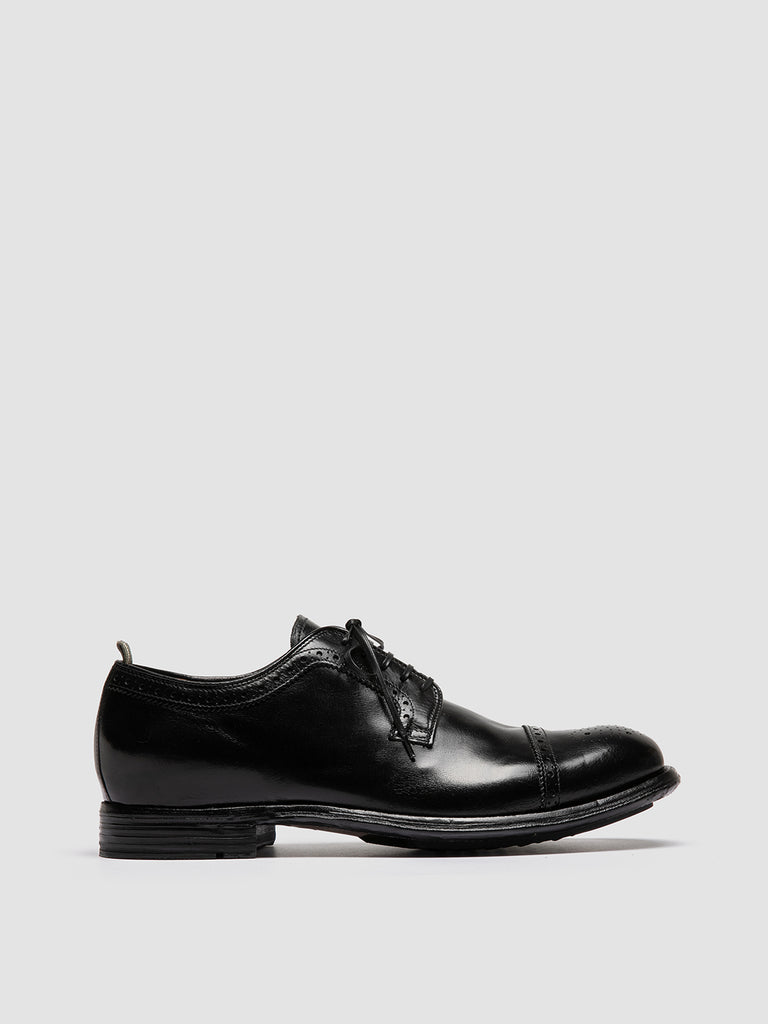 BALANCE 004 - Black Leather Derby Shoes
