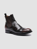 BALANCE 008 - Brown Leather Chelsea Boots Men  Officine Creative - 3