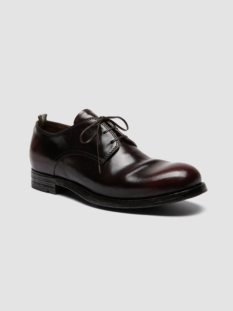 BALANCE 019 - Burgundy Leather Derby Shoes Officine Creative - 3