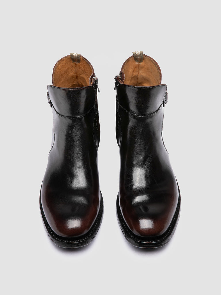 BALANCE 021 - Brown Leather Zipped Boots Officine Creative - 2