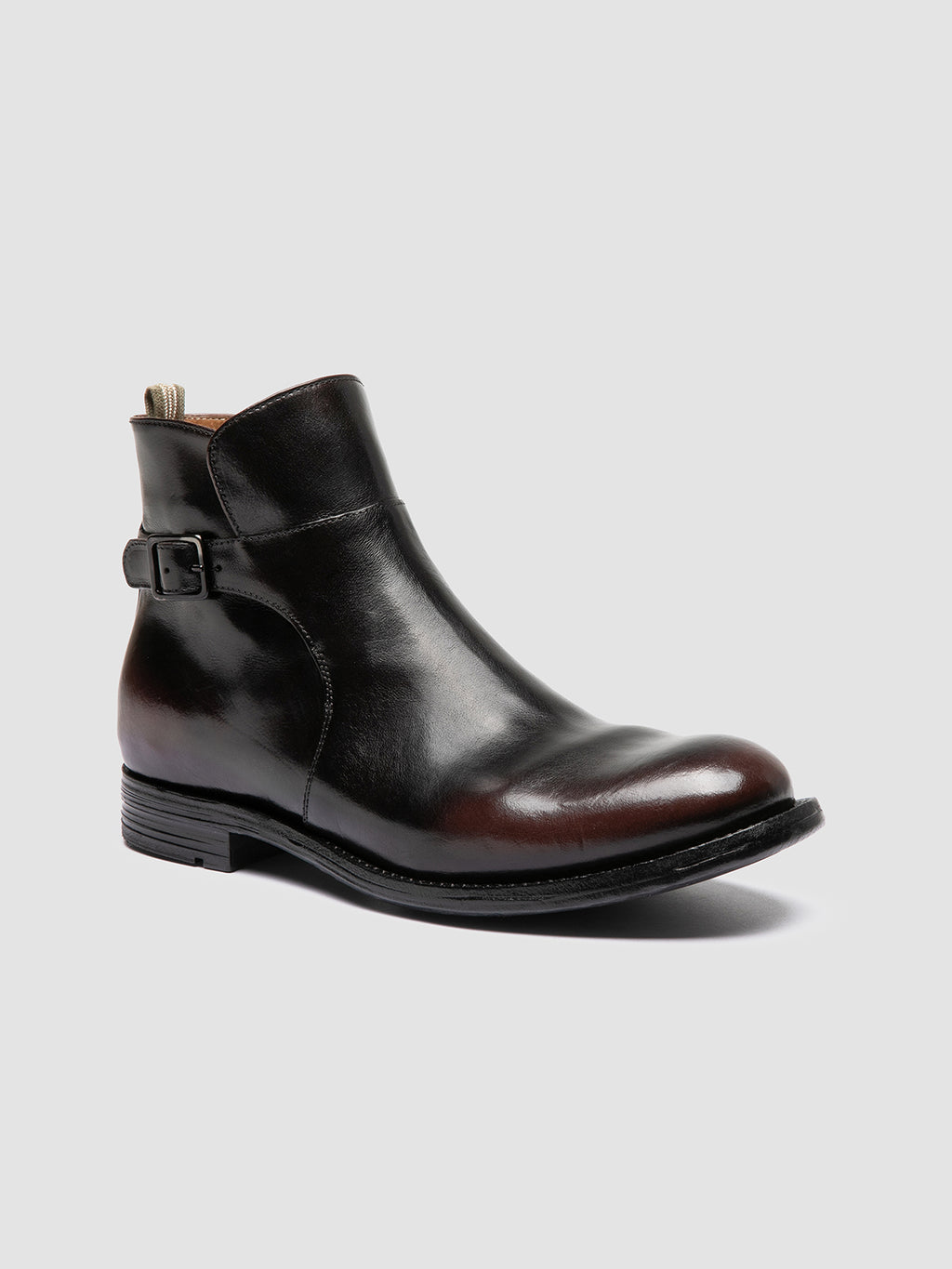 BALANCE 021 - Brown Leather Zipped Boots Officine Creative - 3