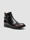 BALANCE 021 - Brown Leather Zipped Boots Officine Creative - 3