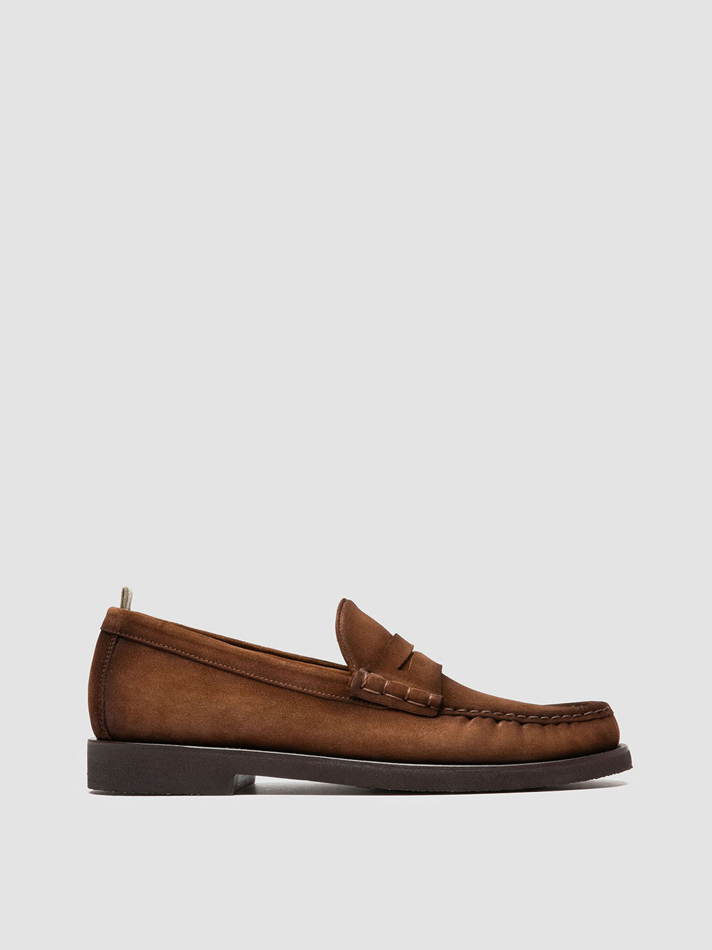 BALFRON FLEXI 001 - Brown Suede Penny Loafers