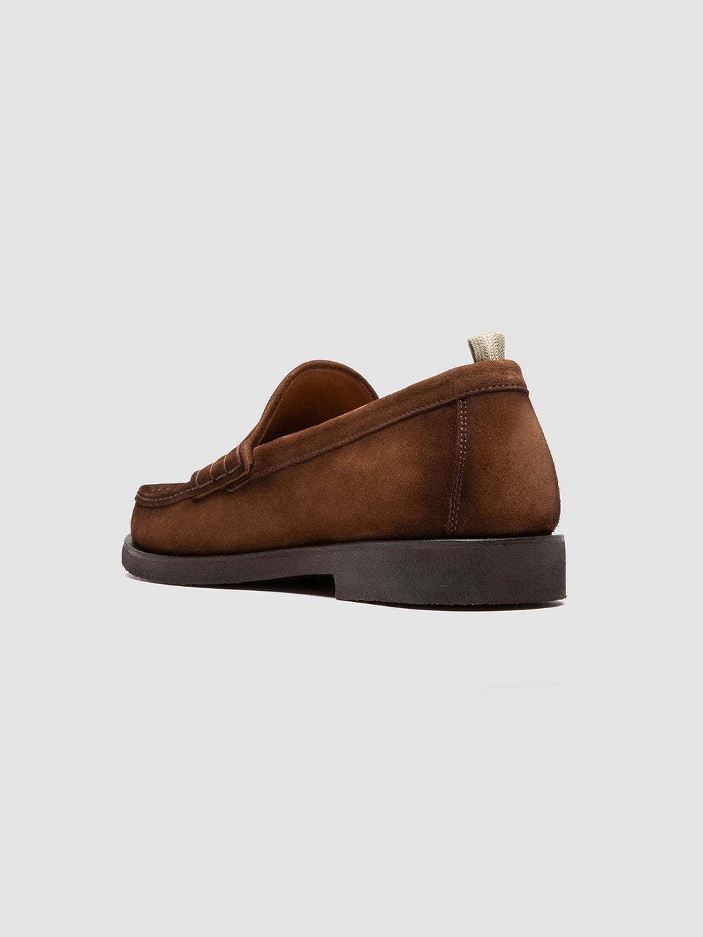 BALFRON FLEXI 001 - Brown Suede Penny Loafers