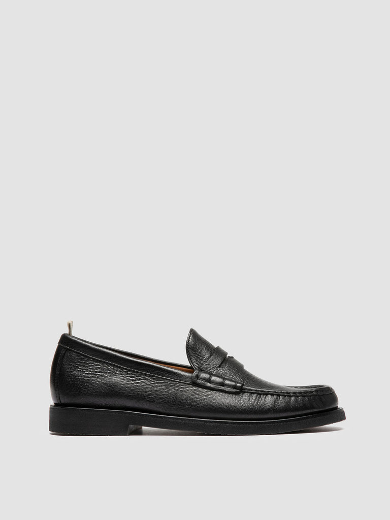 BALFRON FLEXI 001 - Black Leather Penny Loafers