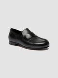 BECKY 101 - Black Leather Penny Loafers Officine Creative - 3