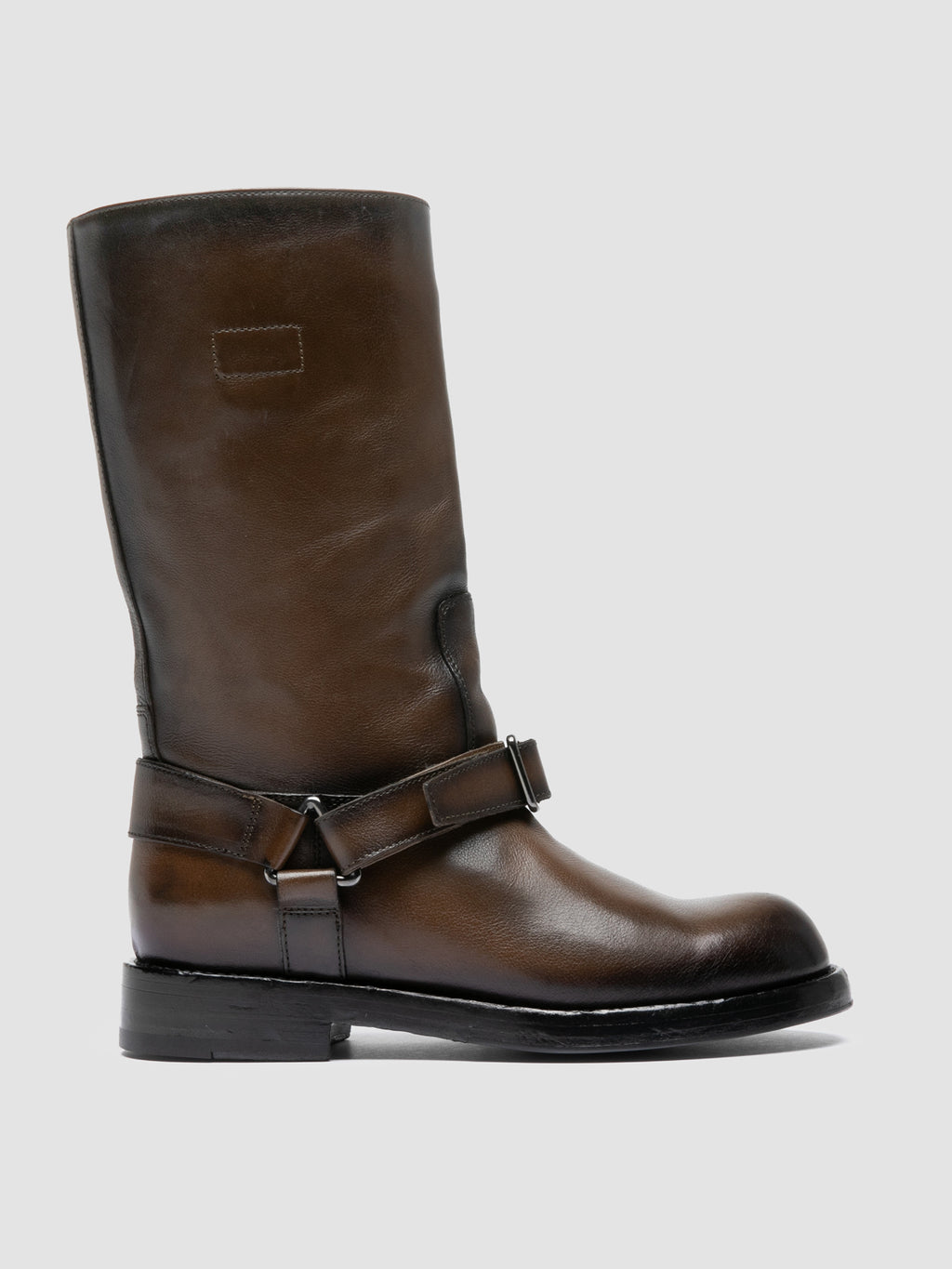 BERYL 010 - Green Leather Pull-On Boots Officine Creative - 1