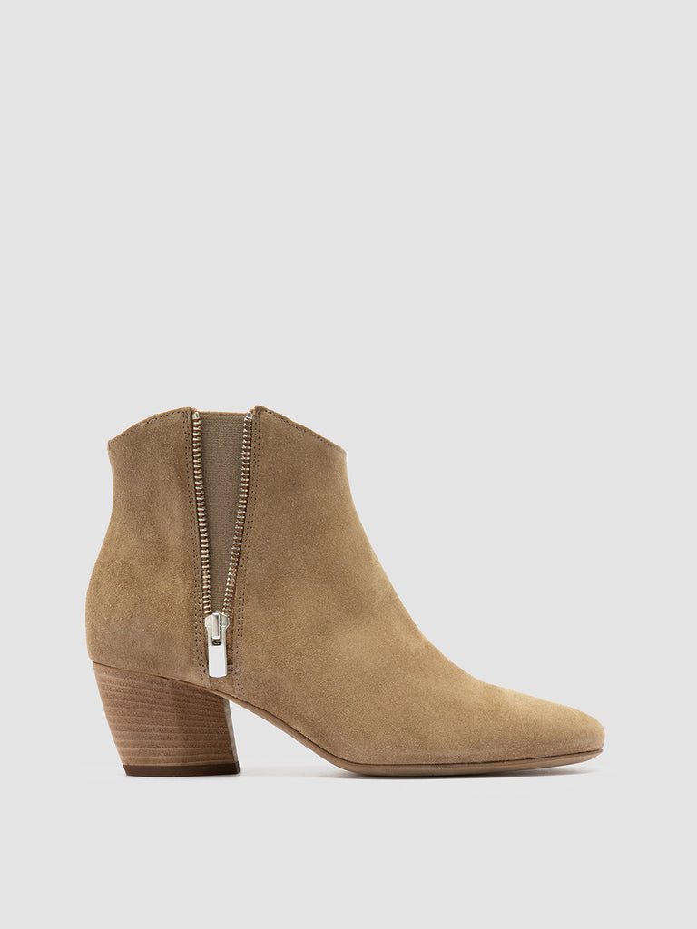 BETH 012 - Brown Suede Chelsea Boots