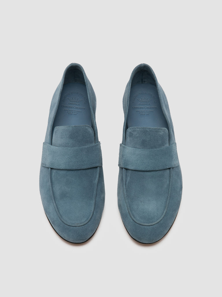 BLAIR 001 - Blue Suede Loafers
