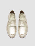 BLAIR DD 001 - Gold Leather Penny Loafers