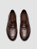 BLAIR DD 001 - Brown Leather Penny Loafers