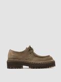 BLOSSOM 001 - Brown Suede Derby Shoes - thumb image 1,side view