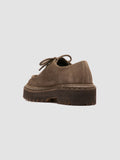 BLOSSOM 001 - Brown Suede Derby Shoes - thumb image 4,side view