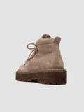 BLOSSOM 005 - Taupe Suede Lace-up Boots