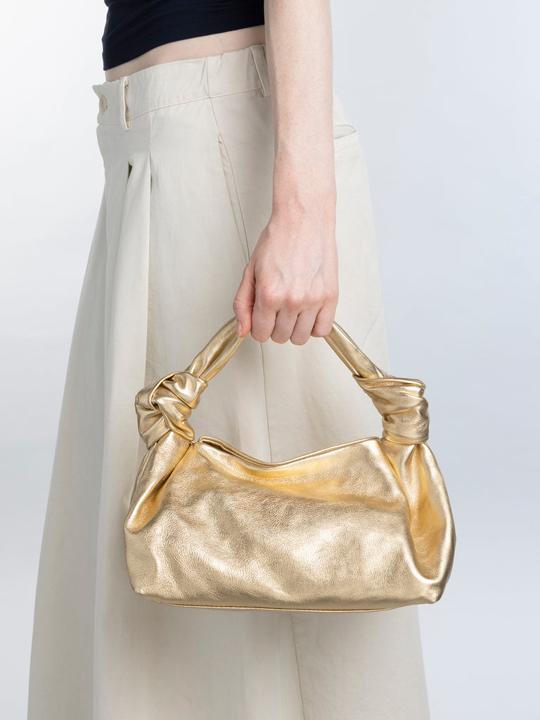 BOLINA 041 - Gold Leather Shoulder Bag Women Officine Creative - 6