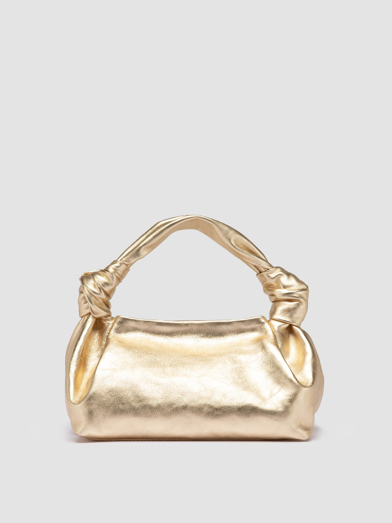 BOLINA 041 - Gold Leather Shoulder Bag