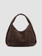 BOLINA 048 - Brown Suede Shoulder Bag