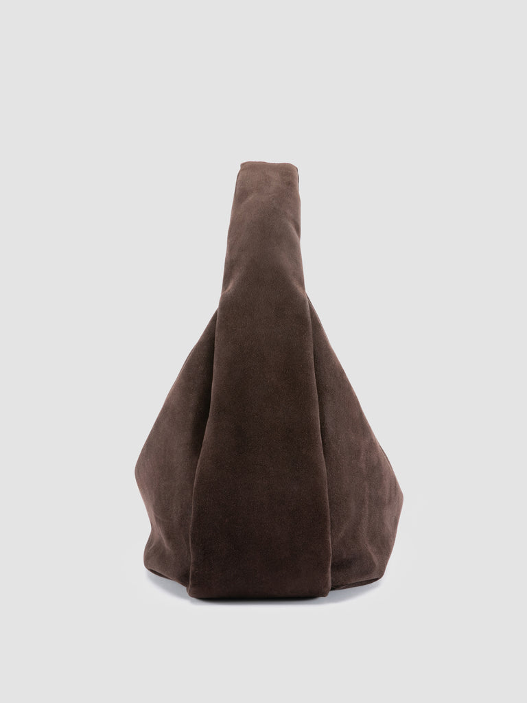 BOLINA 048 - Brown Suede Shoulder Bag