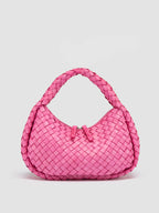 Bolina 114 - Rosafarbene Ledertasche mit Griff
