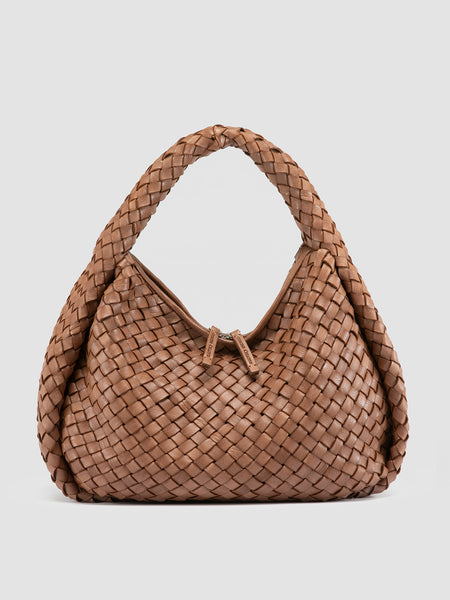 Women's Brown Leather Shoulder Bag: BOLINA 148 – Officine