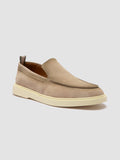 BONES 002 - Taupe Suede Loafers