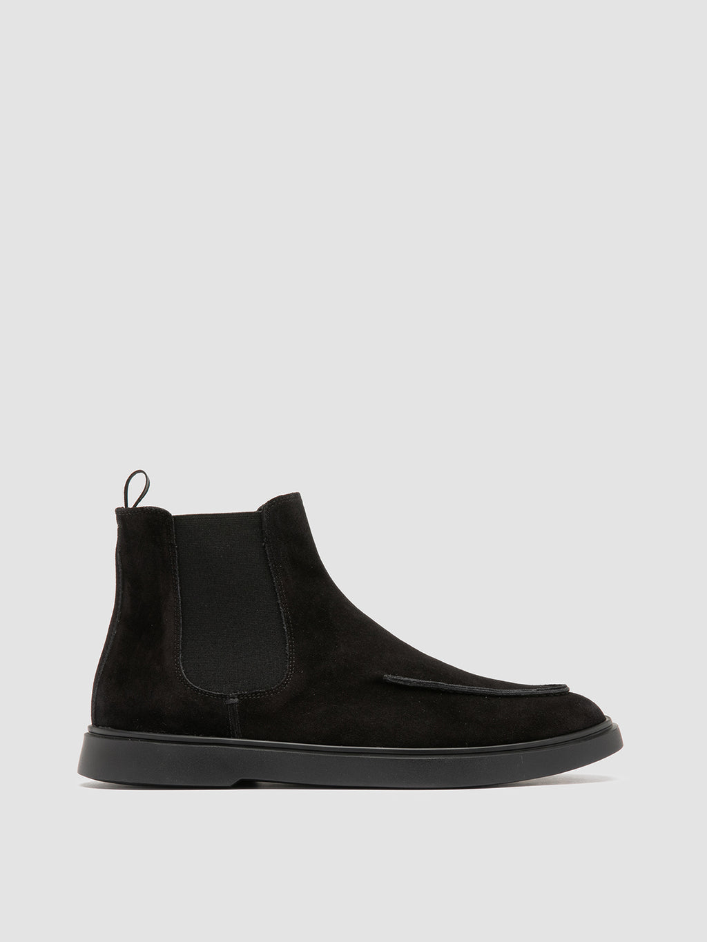 BONES 011 - Black Suede Chelsea Boots Men Officine Creative - 1