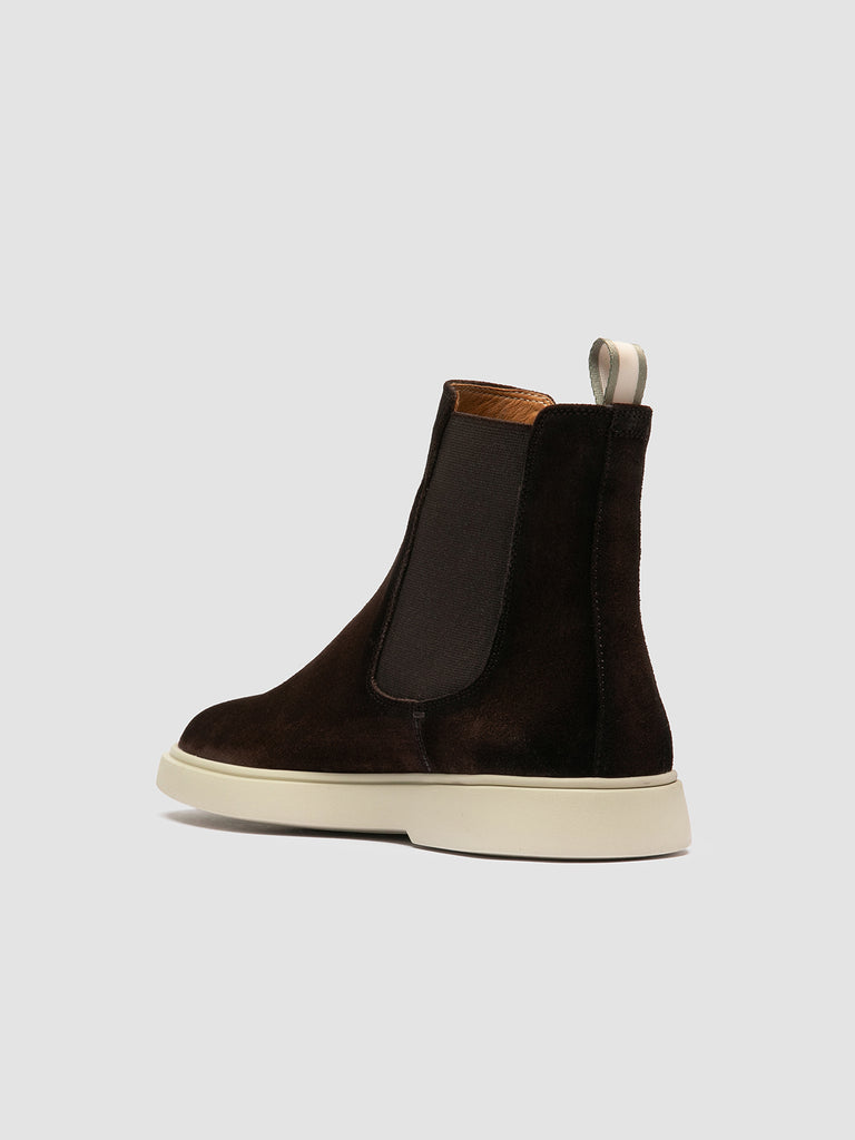 BONES 014 - Brown Suede Chelsea Boots