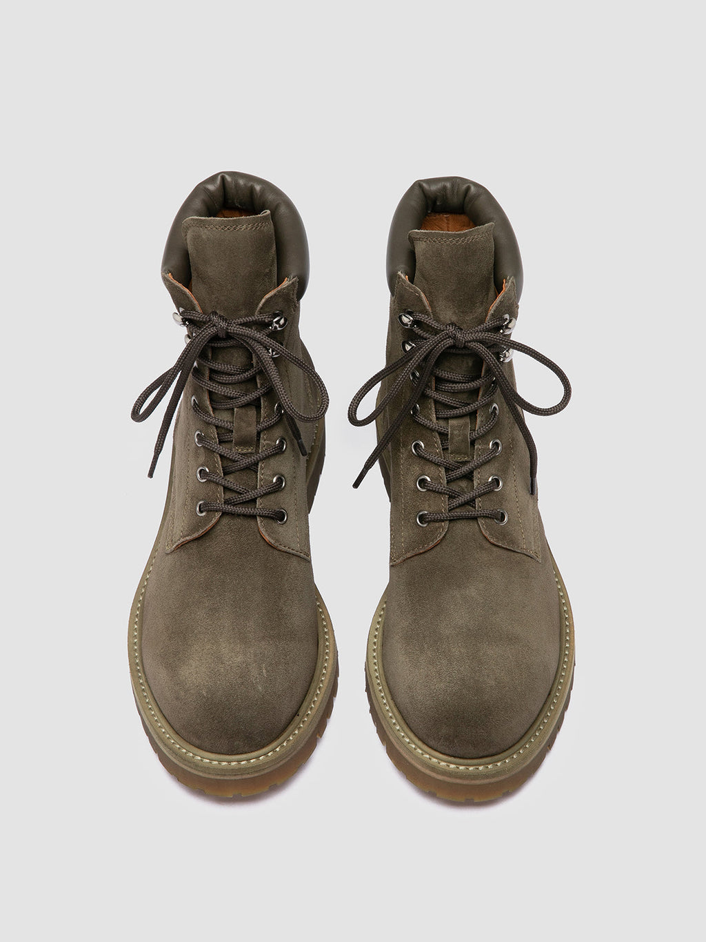 BOSS 002 - Brown Suede Lace Up Boots