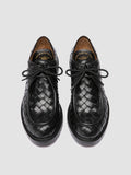 BOSS 015 - Black Leather Derby Shoes Officine Creative - 2